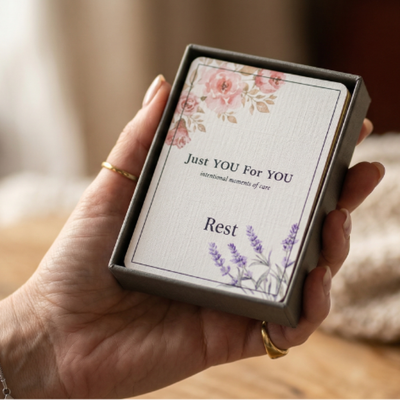 Affirmation Cards — Rest — curated deck for mental calm and permission to pause