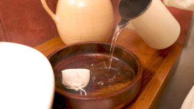 Herbal ritual bath blend sachet — pour from neck down with intention